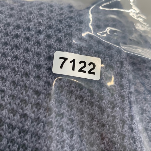 J. Jill Pure Jill Linen-Blend Open-Front Cardigan Blue Gray Large - Picture 10 of 10